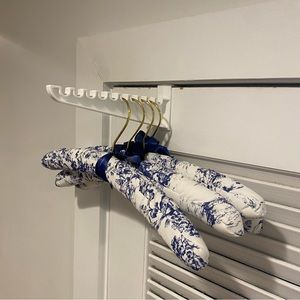 Toile Print Fancy Boudoir Padded Hangers